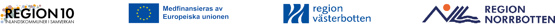 Logotyper på rad.